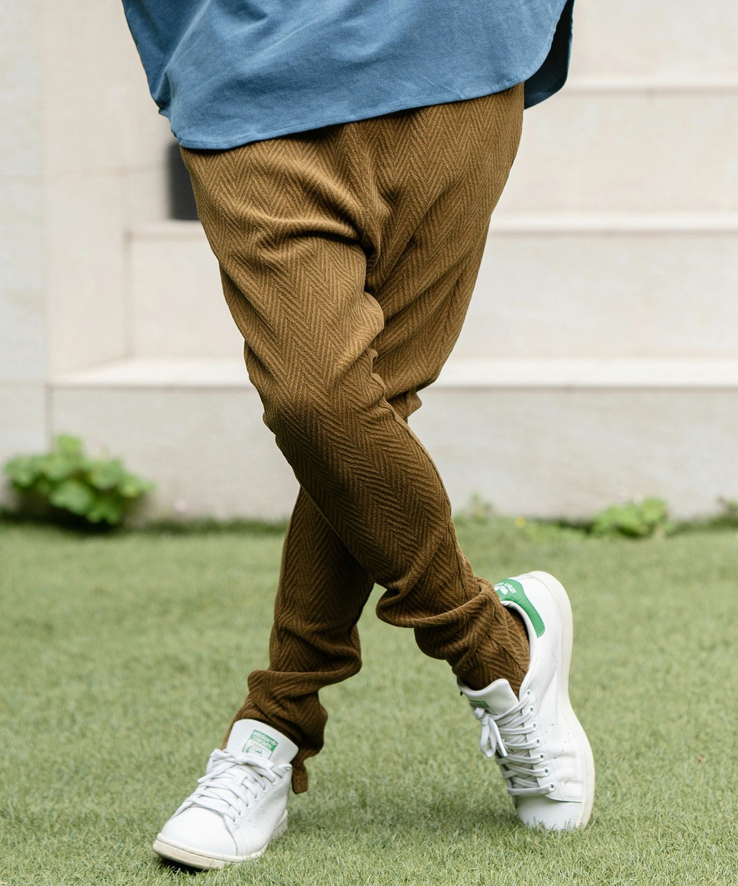tdfオリーブ36 30%OFF【CAMBIO(カンビオ)】Puffy Herringbone Jacquard Jodhpurs