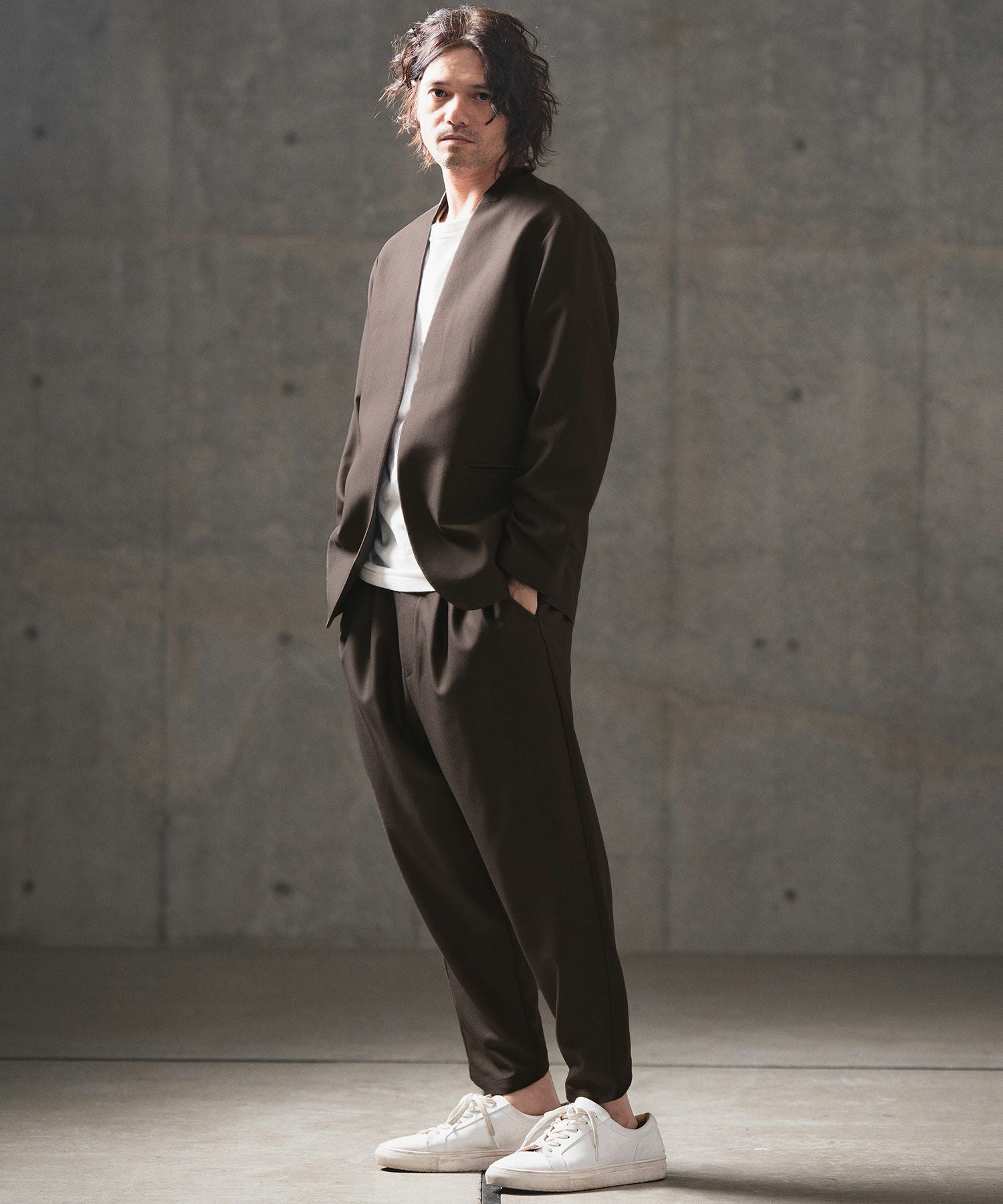 30%OFF【GLIMCLAP(グリムクラップ)】Minimal detail jacket ミニマル
