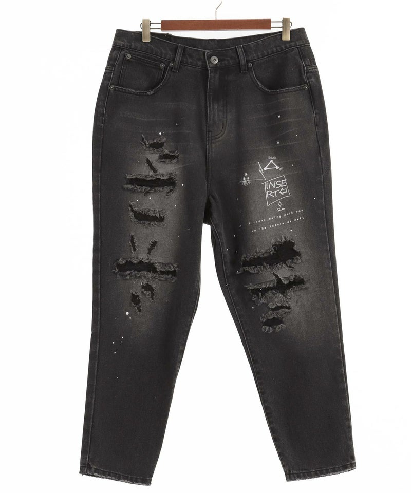 30%OFF【GLIMCLAP(グリムクラップ)】Used processing denim balloon 
