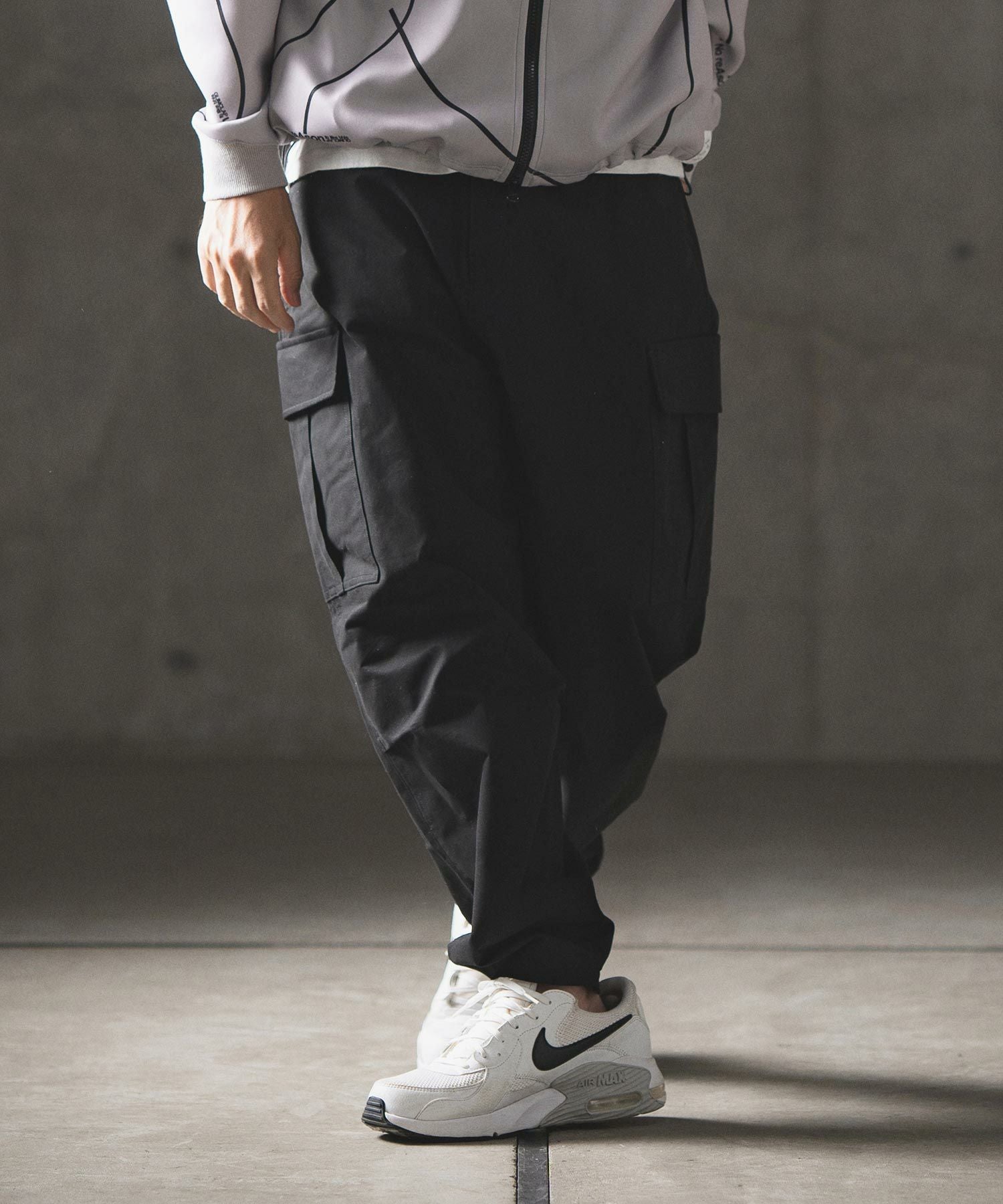 50%OFF【GLIMCLAP(グリムクラップ)】Balloon silhouette cargo pants