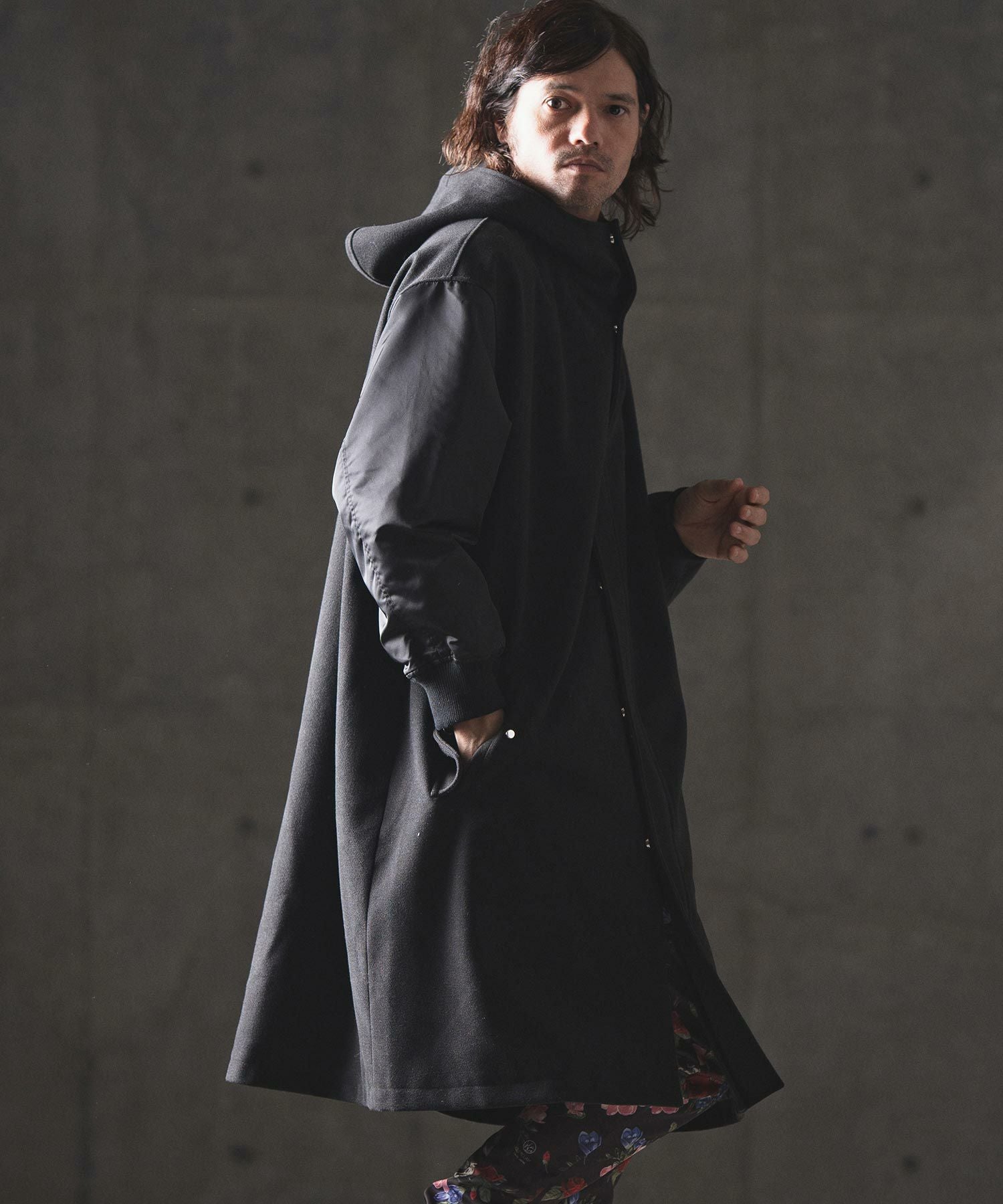 60%OFF【GLIMCLAP(グリムクラップ)】Military design mixed hooded