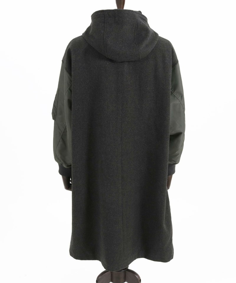 60%OFF【GLIMCLAP(グリムクラップ)】Military design mixed hooded 