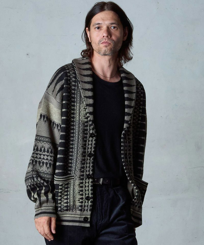 【EGOTRIPPINGエゴトリッピング】FRANKEN CARDIGAN☆ EGO TRIPPING(エゴトリッピング)】HERITAGEHAVEN カウチンカーディガン