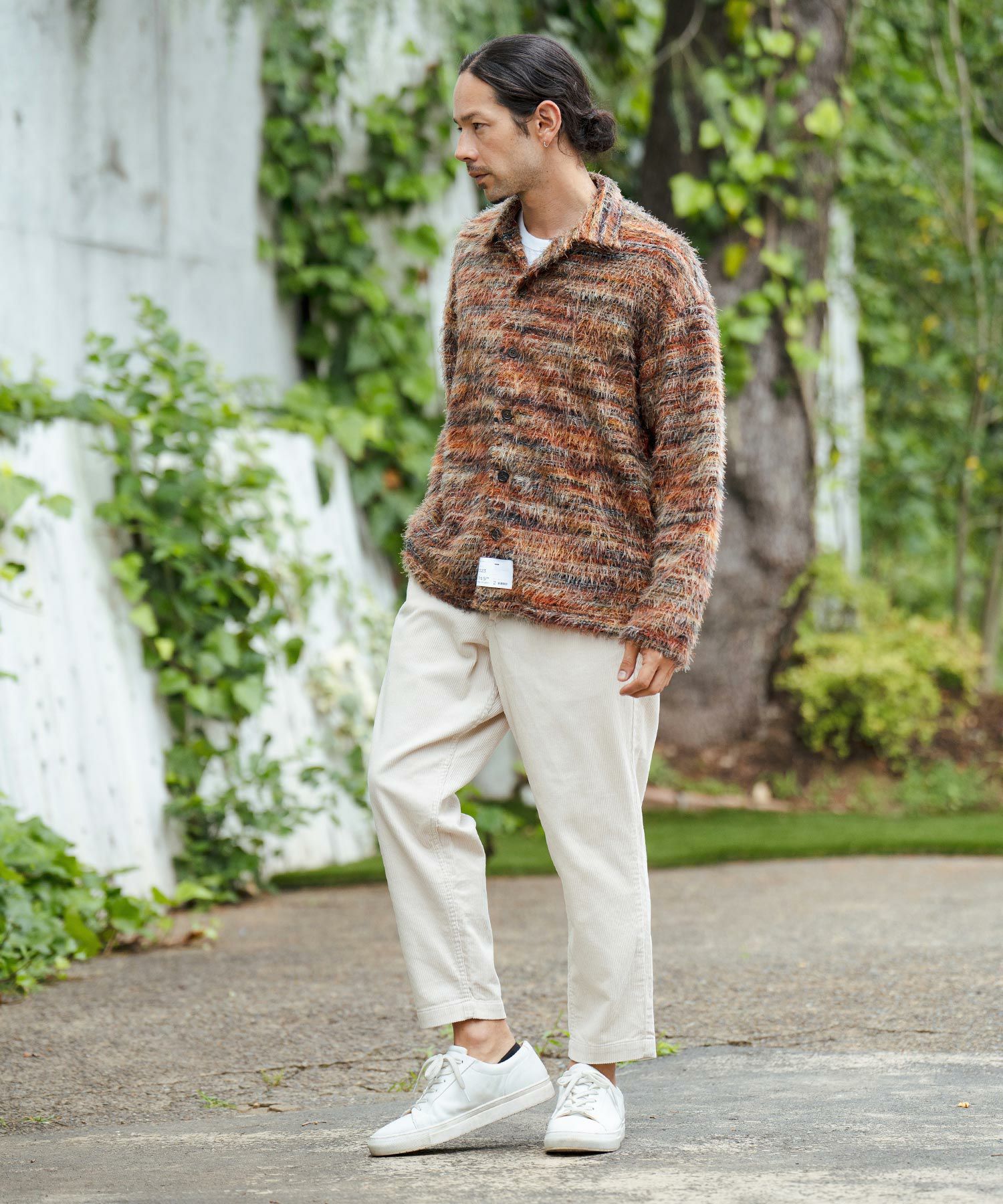 30%OFF【CAMBIO(カンビオ)】Multicolor Mohair Like Shadow Stripe