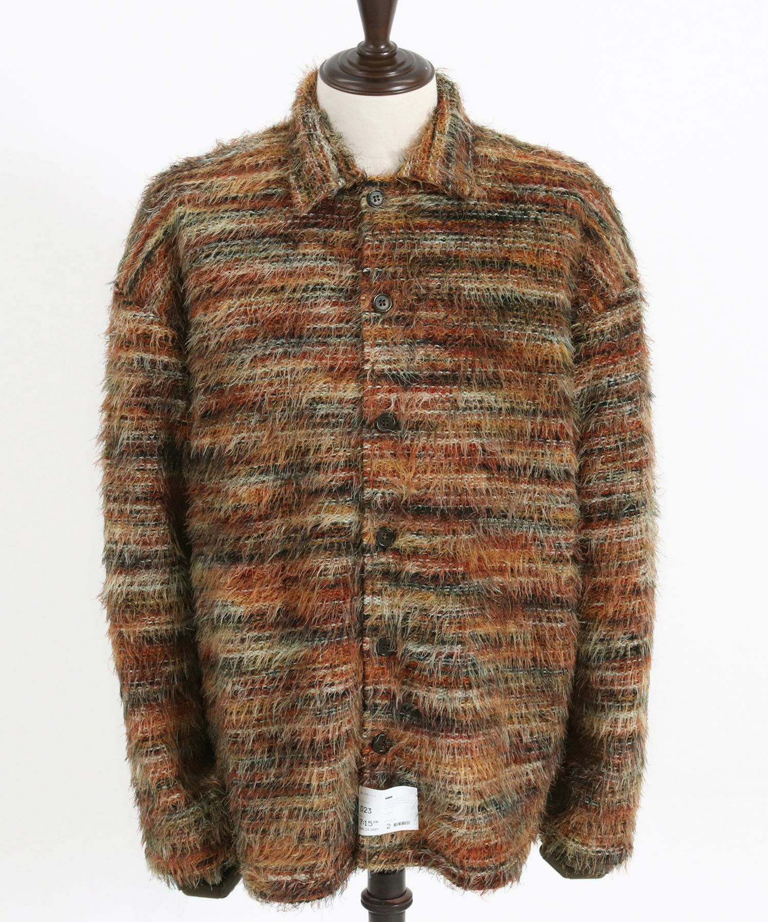 30%OFF【CAMBIO(カンビオ)】Multicolor Mohair Like Shadow Stripe