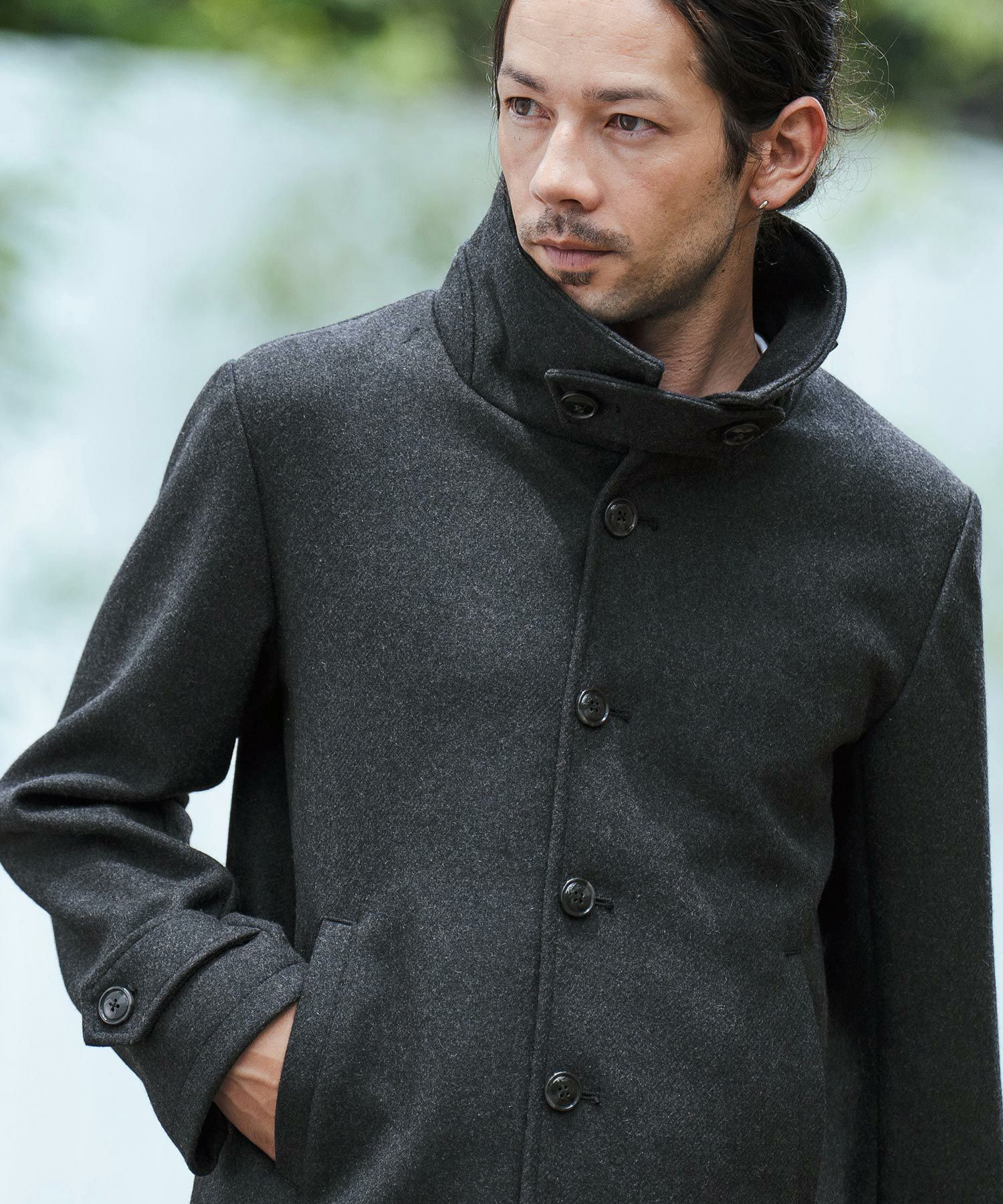 CAMBIO(カンビオ)】メルトンシングルPコート(CMB-R0091) | CAMBIO カンビオ