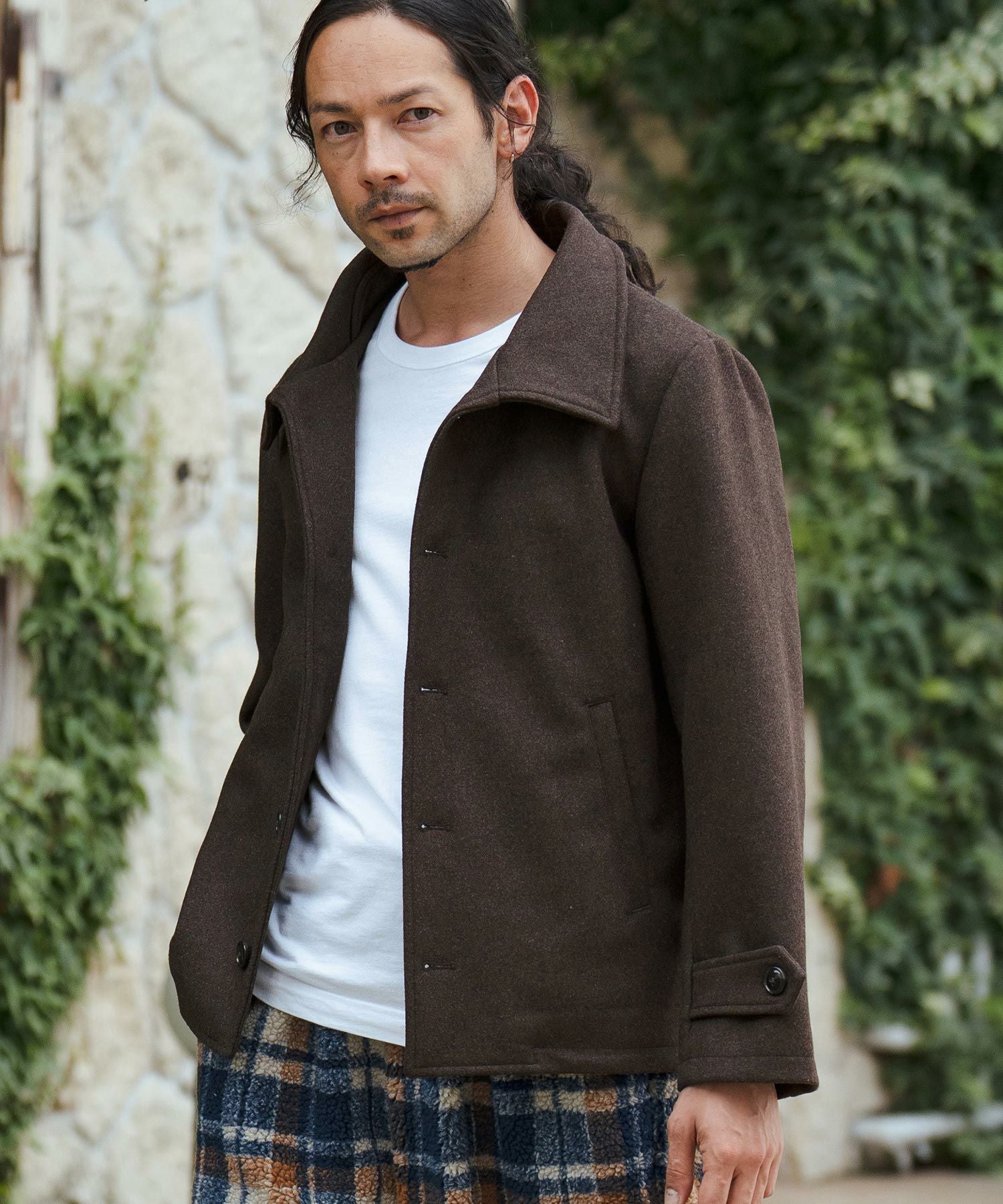 CAMBIO(カンビオ)】メルトンシングルPコート(CMB-R0091) | CAMBIO カンビオ