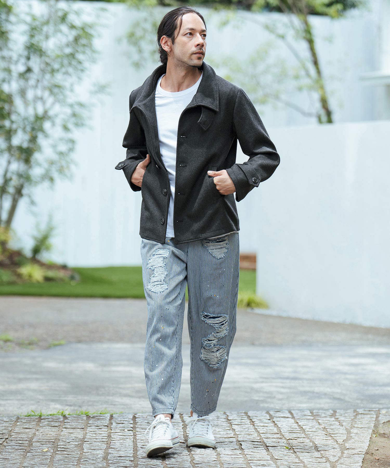 CAMBIO(カンビオ)】メルトンシングルPコート(CMB-R0091) | CAMBIO カンビオ