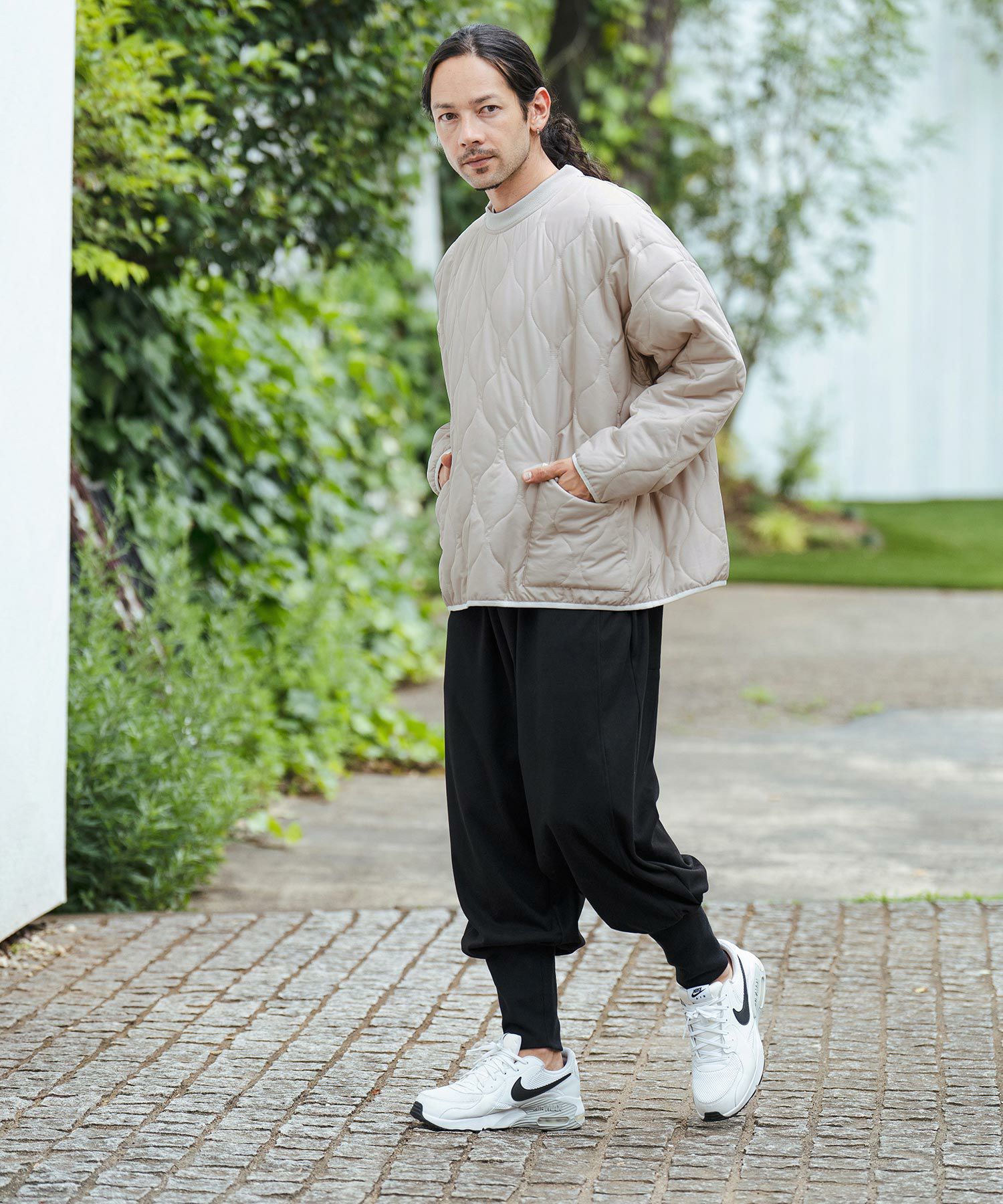 C*p様 カンビオ　オニオンキルトパイピング　セットアップ 30%OFF【CAMBIO(カンビオ)】オニオンキルトパイピングルーズシルエット