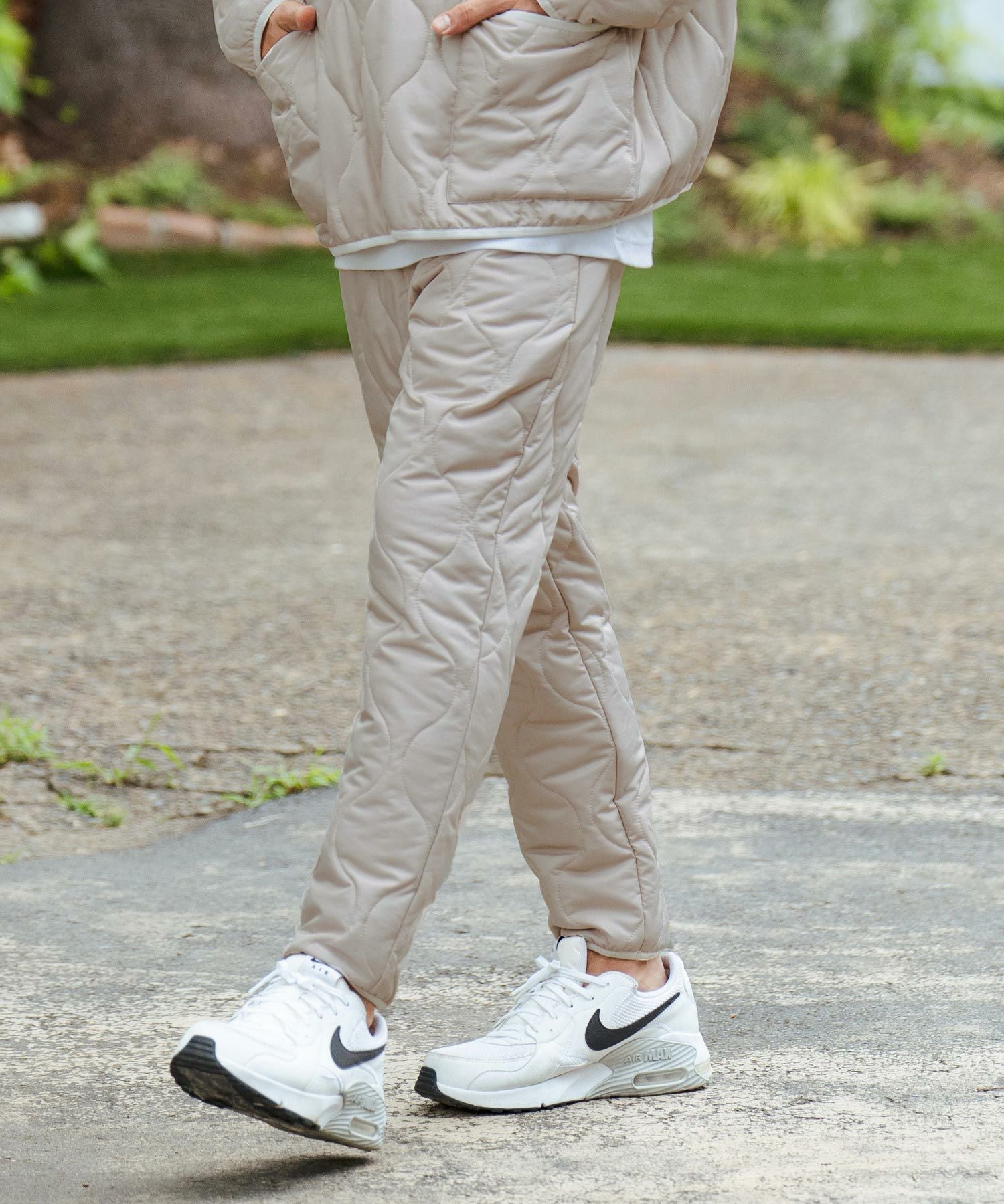 CAMBIO(カンビオ)】オニオンキルトパイピングテーパードパンツ(CMB