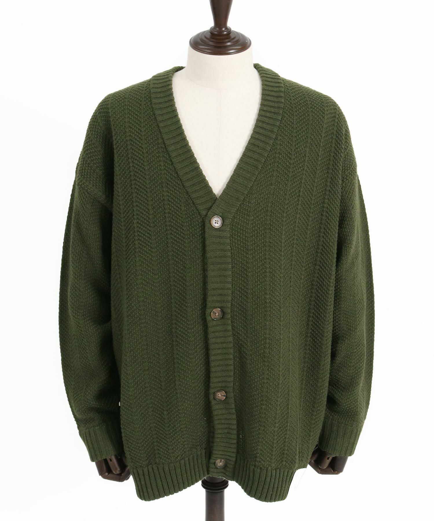 vintage カーディガン DDP VINTAGE MULTI BORDER KNIT CARDIGAN | ddp Japon