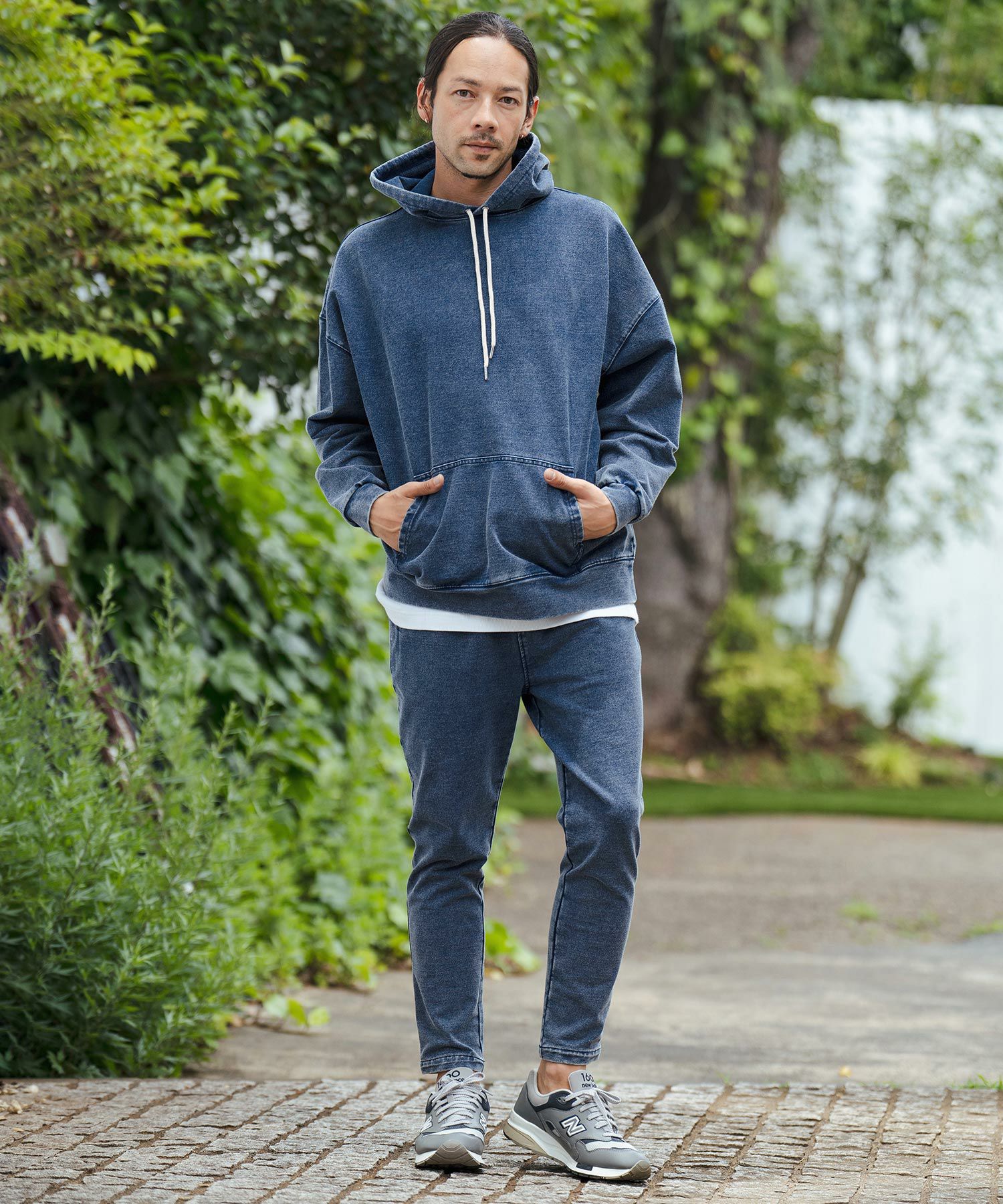 50%OFF【CAMBIO(カンビオ)】ニットデニムテーパードパンツ(CMB-R0124