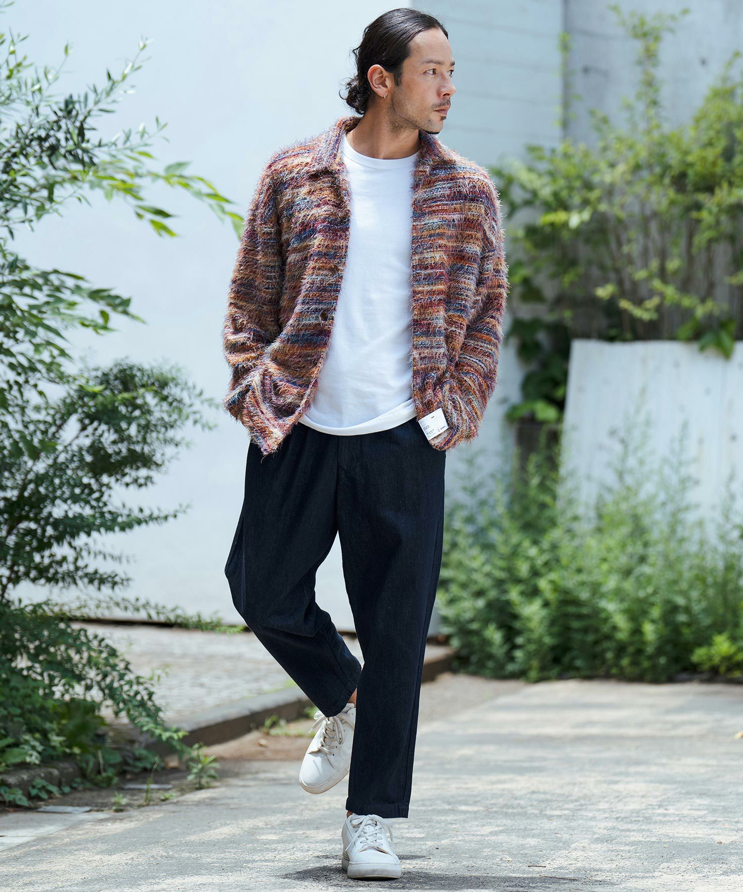30%OFF【CAMBIO(カンビオ)】10OZデニムワイドテーパードパンツ