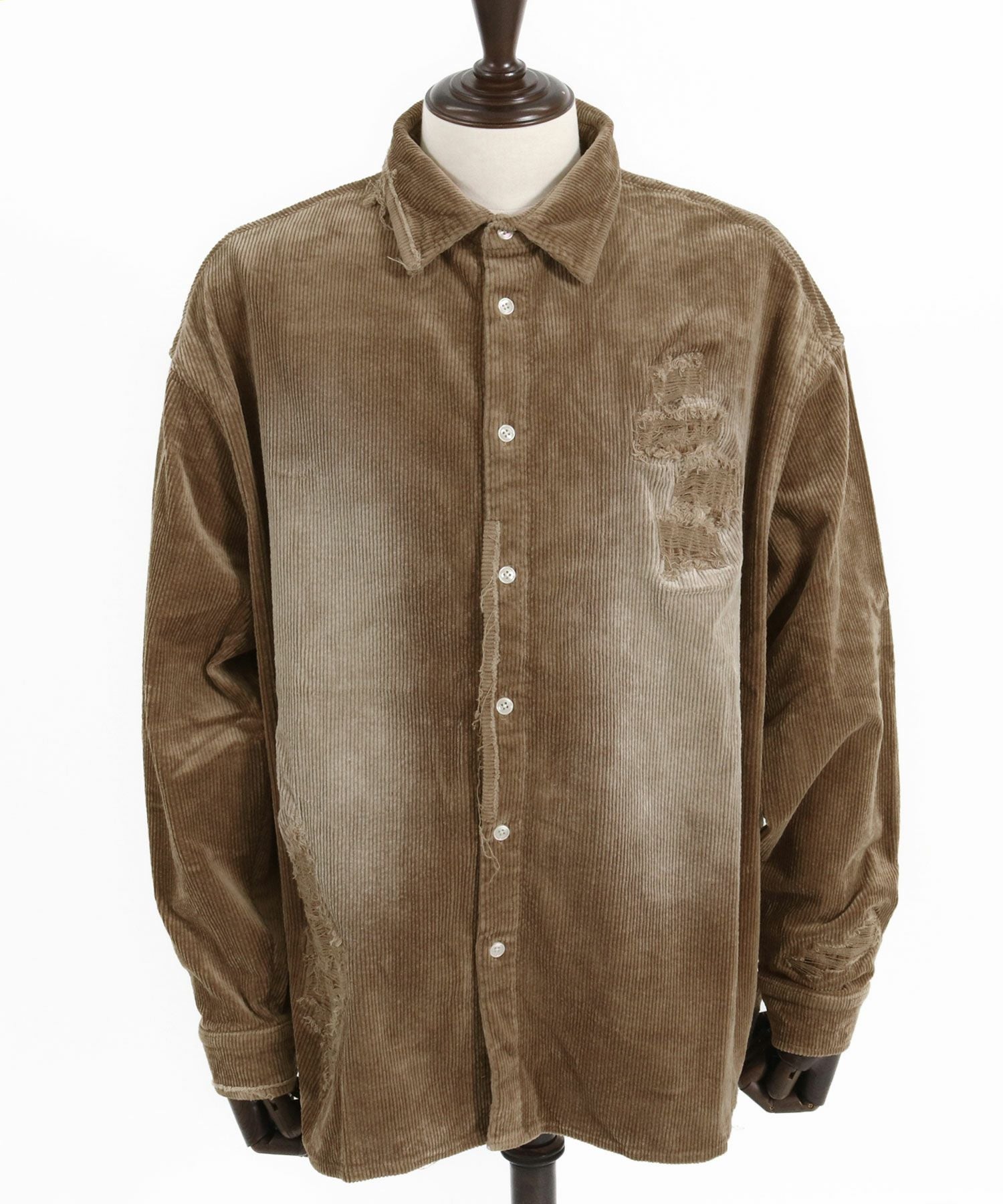 Rioページです。 30%OFF【CAMBIO(カンビオ)】Wide Ribbed Stretch Corduroy Distressed