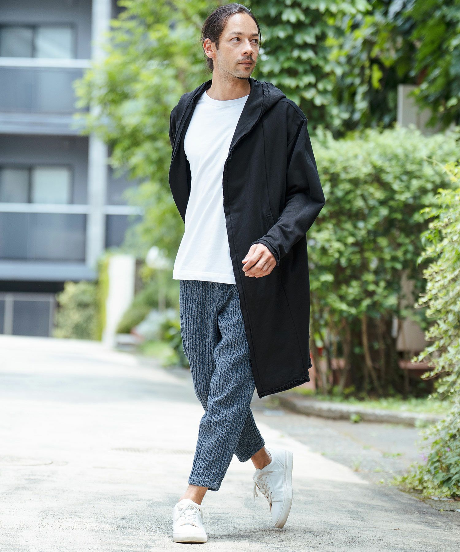 30%OFF【CAMBIO(カンビオ)】Geometric Puffy Jacquard Denim Pants