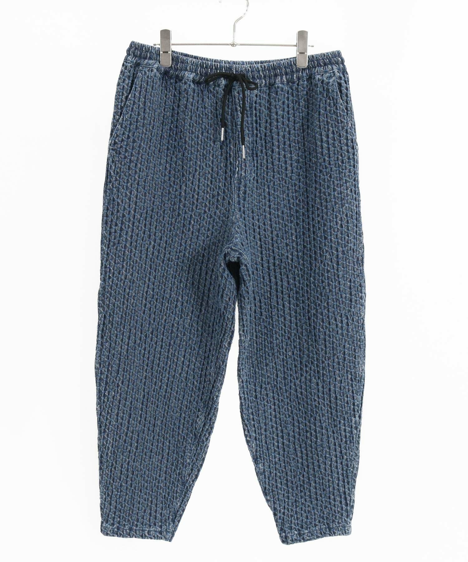 30%OFF【CAMBIO(カンビオ)】Geometric Puffy Jacquard Denim Pants