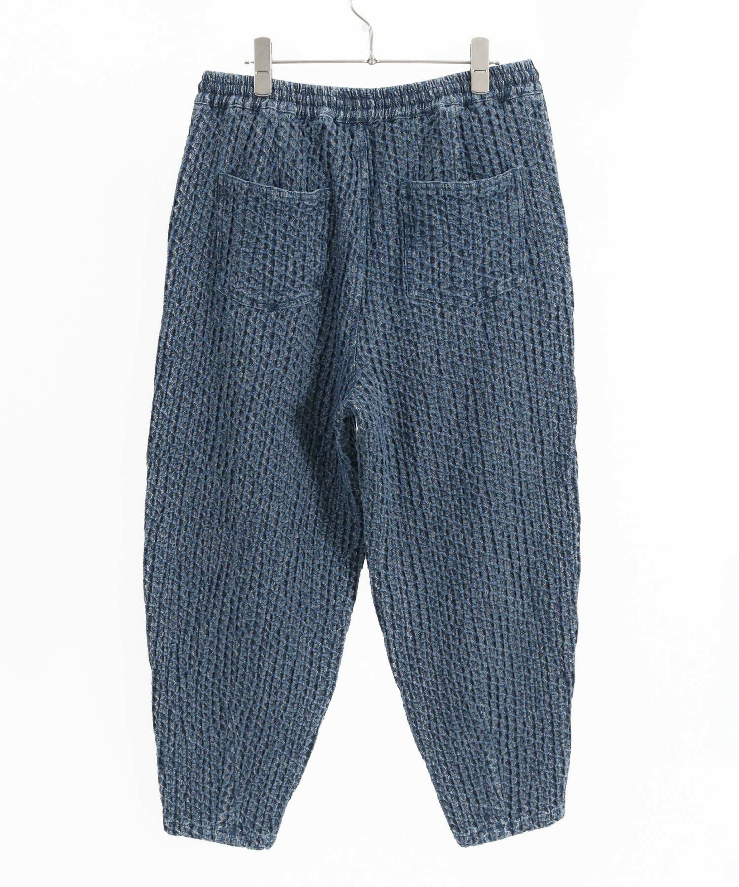 30%OFF【CAMBIO(カンビオ)】Geometric Puffy Jacquard Denim Pants