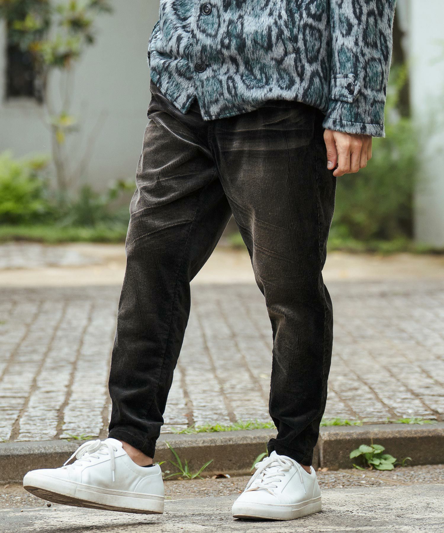 50%OFF【CAMBIO(カンビオ)】Vintage Like Stretch Corduroy Wide