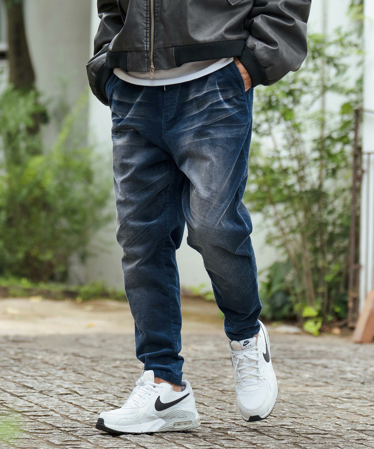 50%OFF【CAMBIO(カンビオ)】Vintage Like Stretch Corduroy Wide