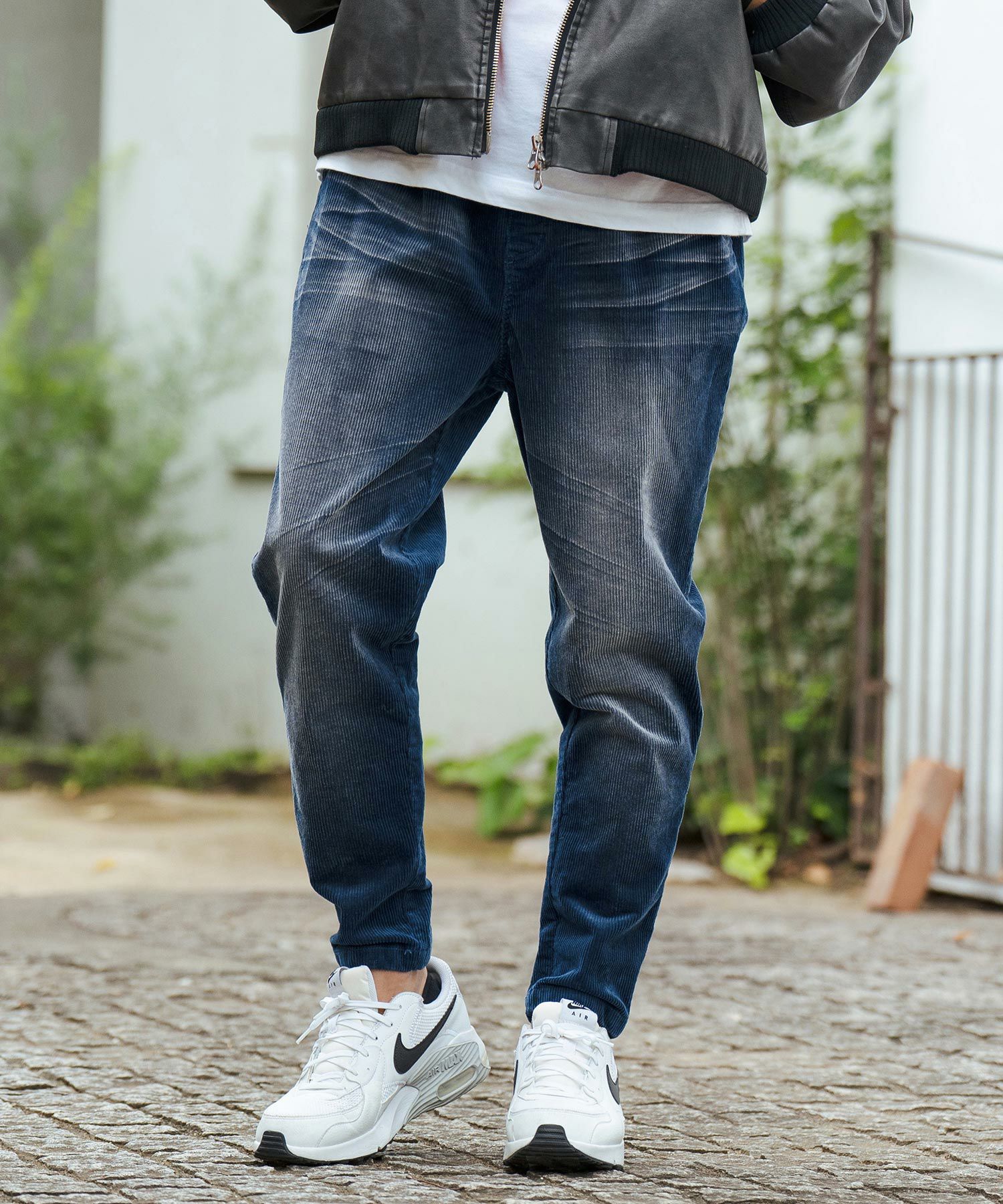 50%OFF【CAMBIO(カンビオ)】Vintage Like Stretch Corduroy Wide