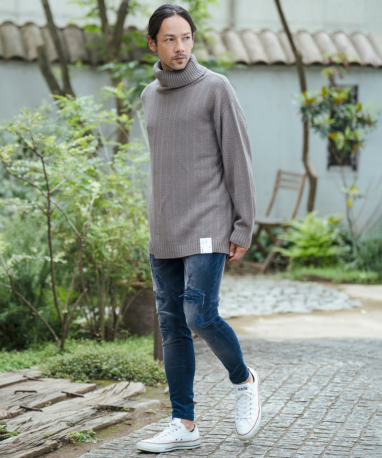 50%OFF【CAMBIO(カンビオ)】Vintage Like Stretch Corduroy Pants