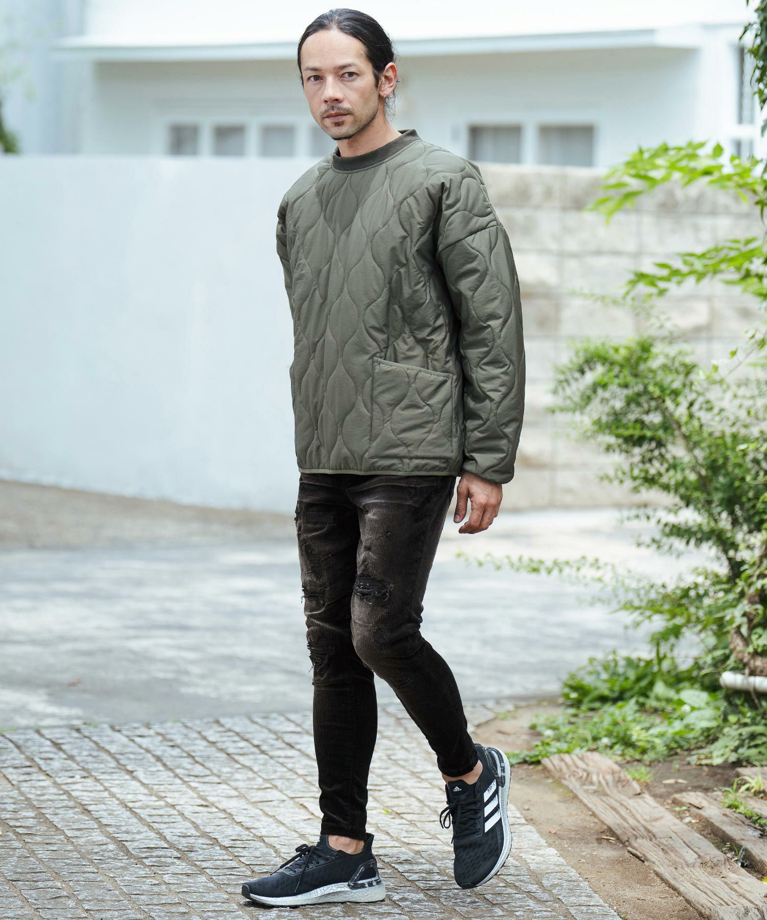 50%OFF【CAMBIO(カンビオ)】Vintage Like Stretch Corduroy Pants