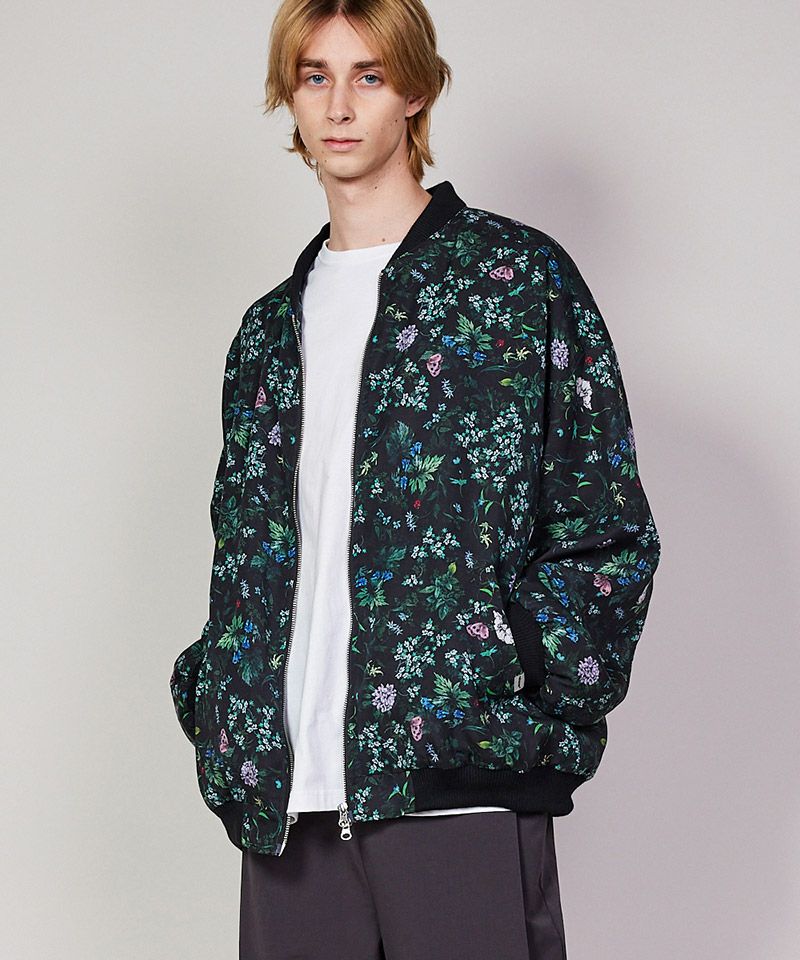 rehacer(レアセル)】Botanical MA-1 Jacket MA-1ジャケット