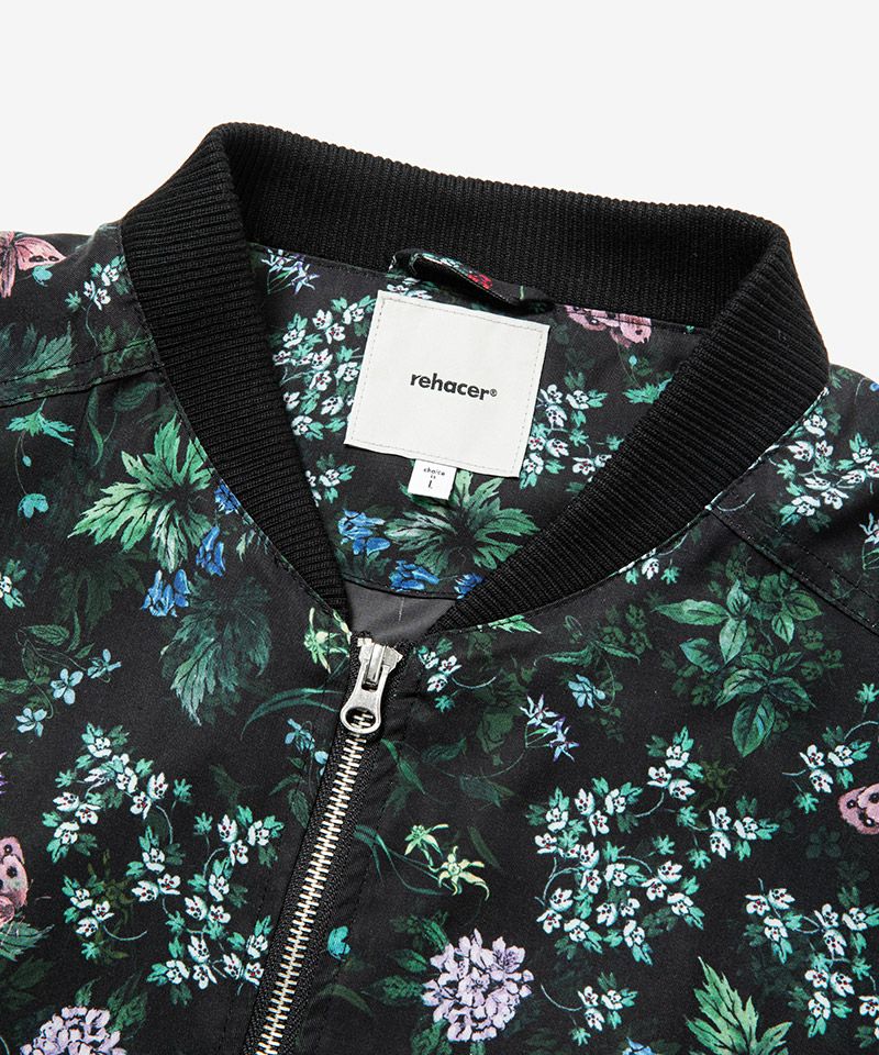 rehacer(レアセル)】Botanical MA-1 Jacket MA-1ジャケット