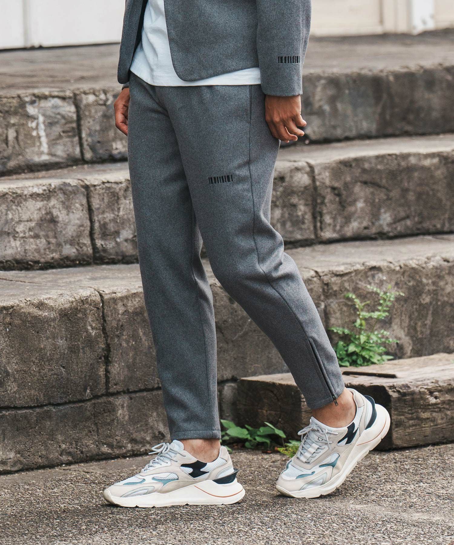 30%OFF【felkod(フィルコッド)】Wool Blend Easy Slacks イージー