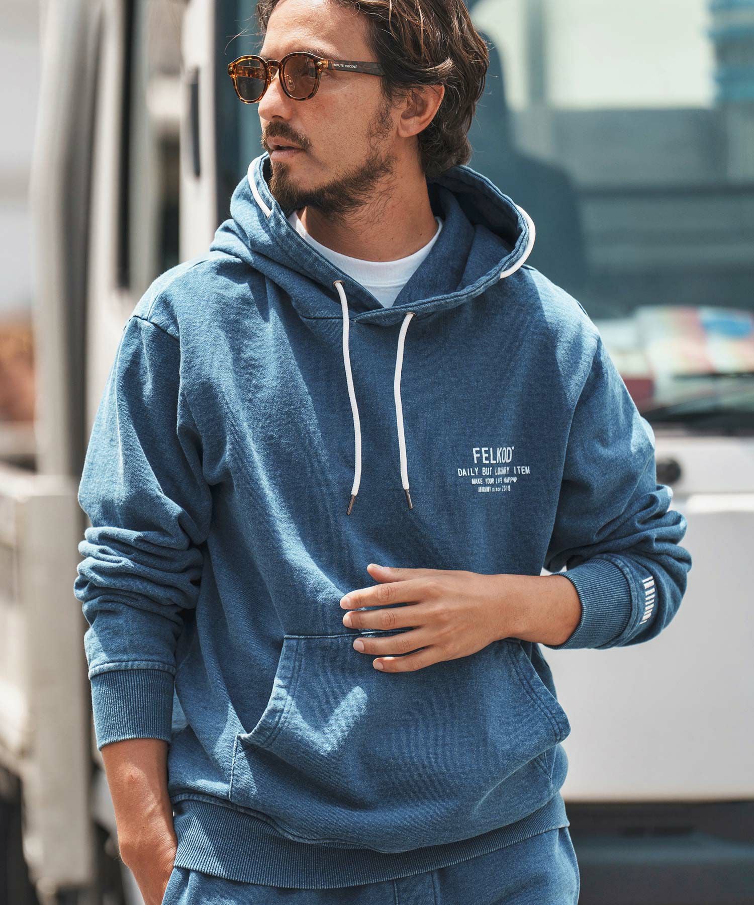 30%OFF【felkod(フィルコッド)】Military Like Cardboard Knit Parka