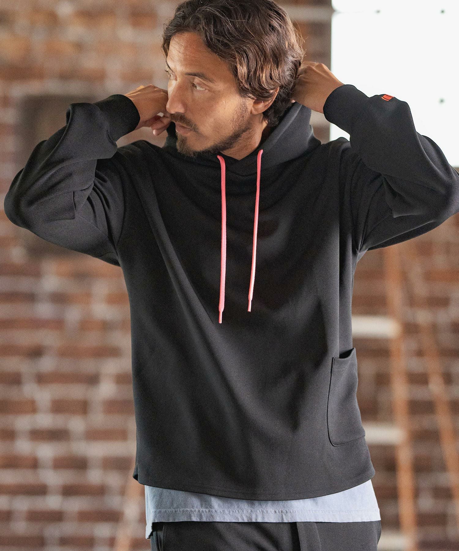 30%OFF【felkod(フィルコッド)】One Side Out Pocket Parka パーカー