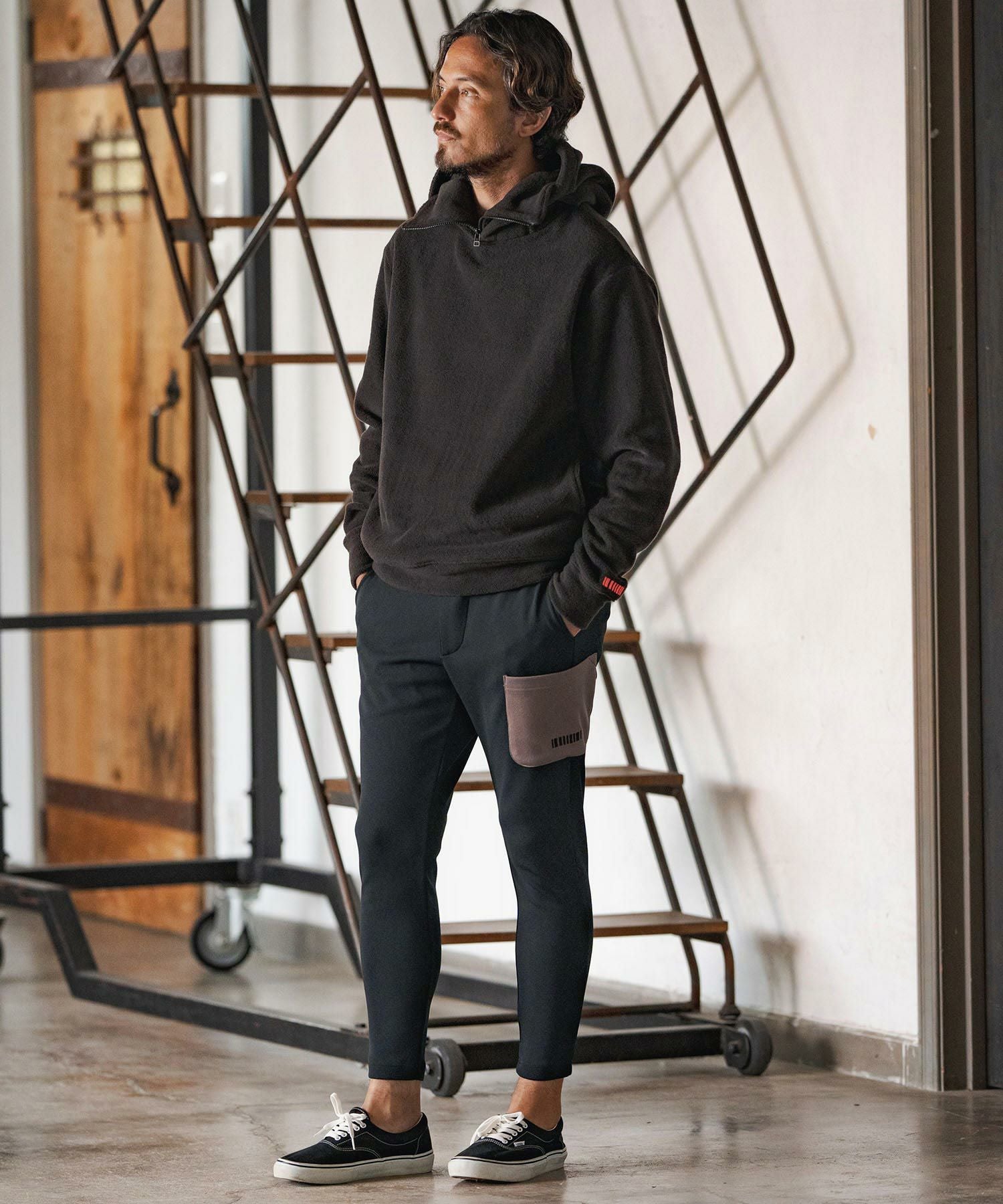50%OFF【felkod(フィルコッド)】Neck Zip Fleece Parka パーカー