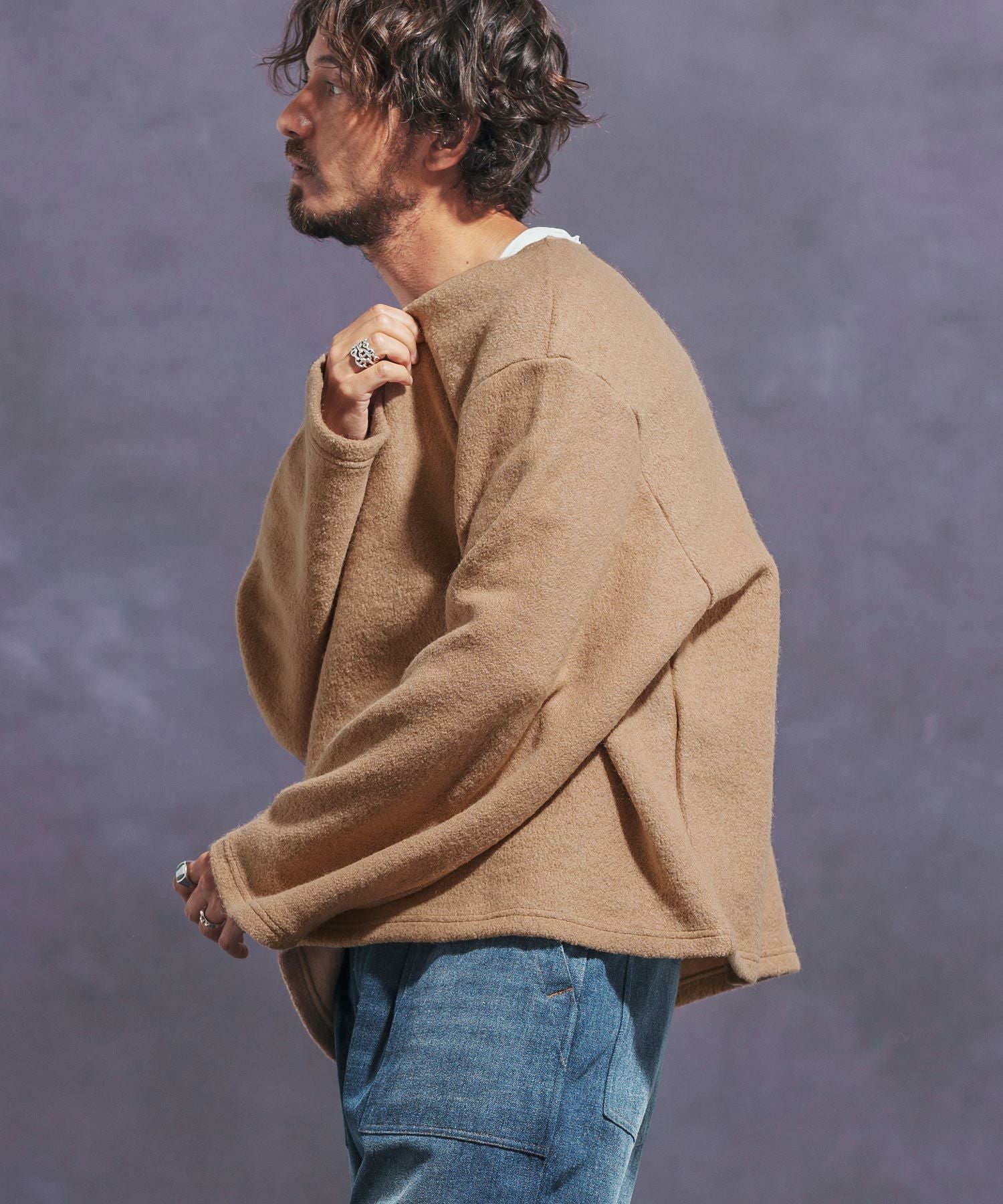 30%OFF【Jih Nunc(ジーヌンク)】ボートネックルーズシルエット