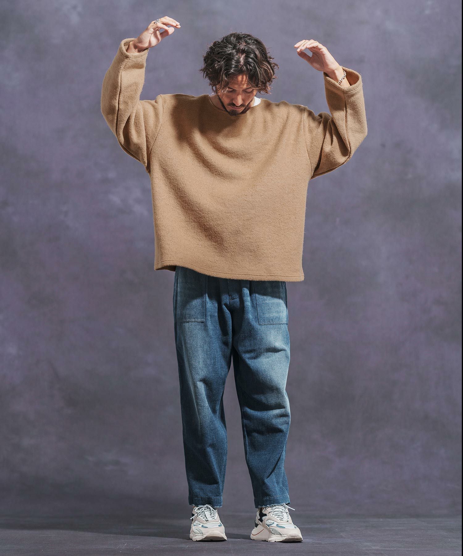 30%OFF【Jih Nunc(ジーヌンク)】ボートネックルーズシルエット