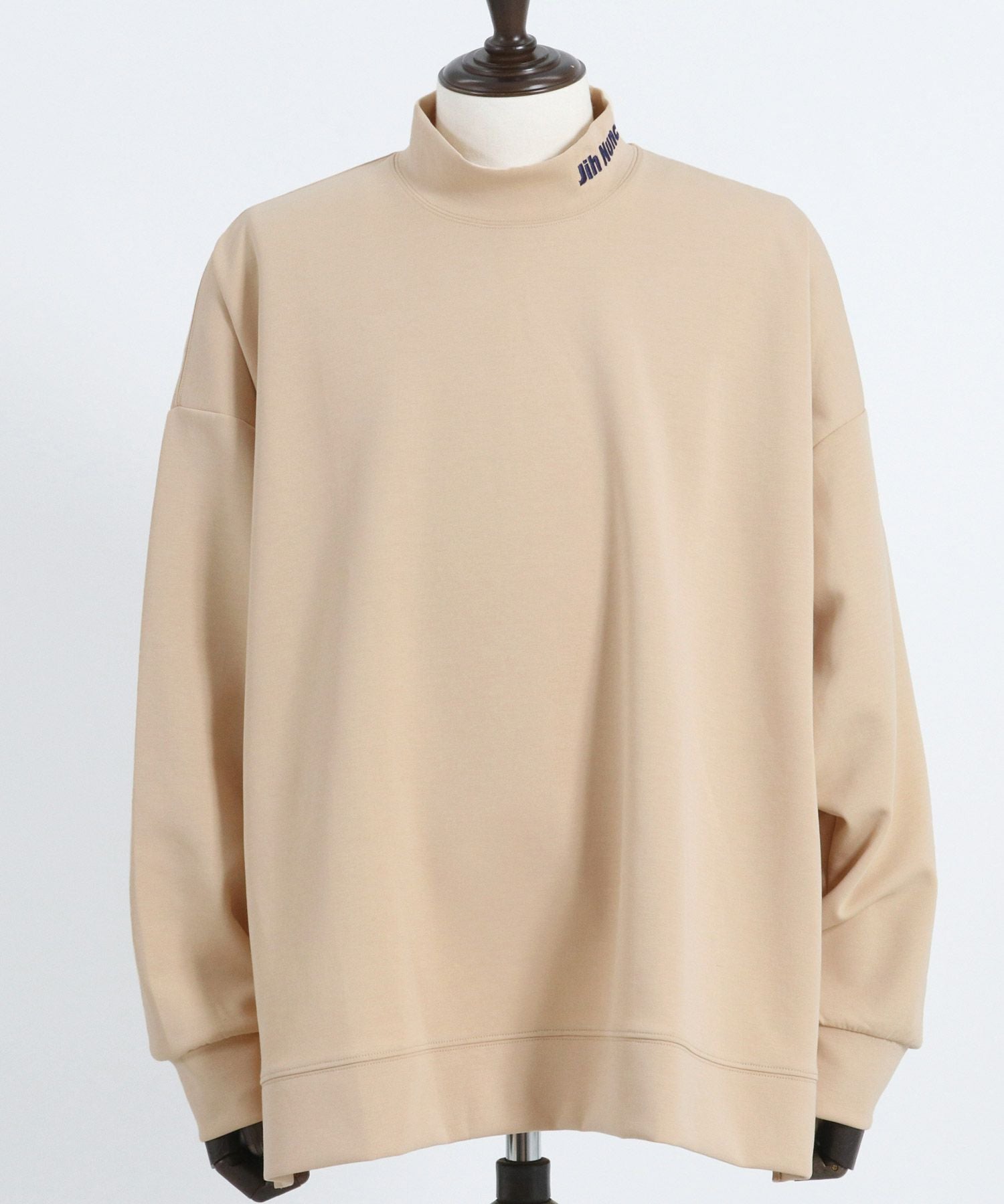 50%OFF【Jih Nunc(ジーヌンク)】ルーズシルエットモックネックポンチ