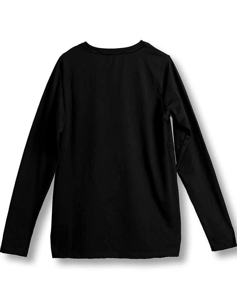 50%OFF【NO ID.(ノーアイディー)】ﾗﾝﾀﾞﾑｼｰﾑｶｯﾄｵﾌC-NﾛﾝT カットソー 