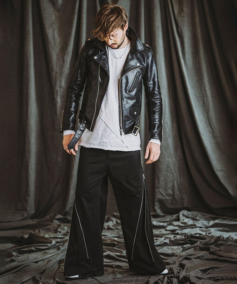 50%OFF【NO ID.(ノーアイディー)】ﾌﾚｱZIP-PT パンツ(855006-828P