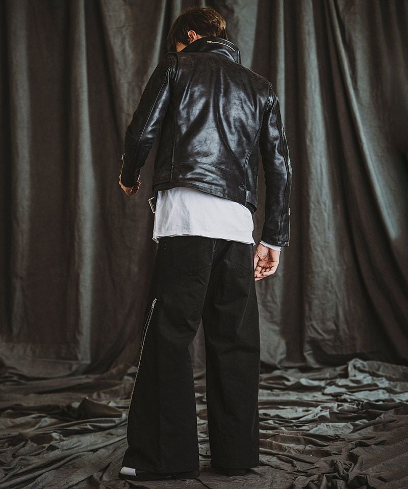 50%OFF【NO ID.(ノーアイディー)】ﾌﾚｱZIP-PT パンツ(855006-828P