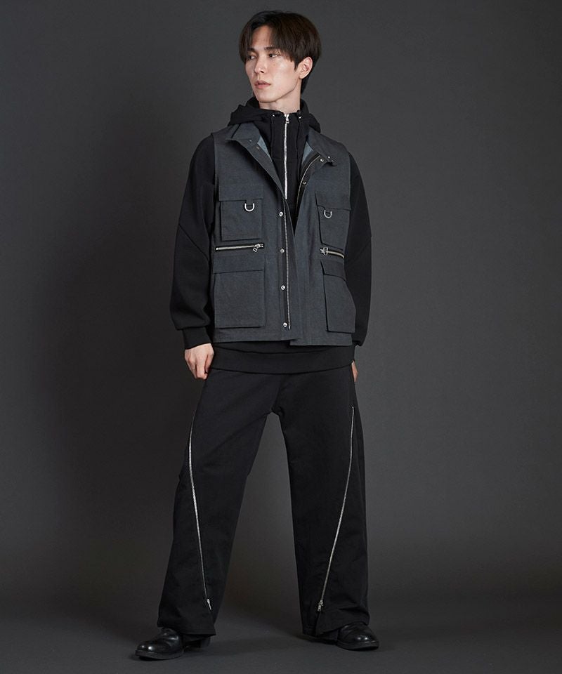 50%OFF【NO ID.(ノーアイディー)】ﾌﾚｱZIP-PT パンツ(855006-828P