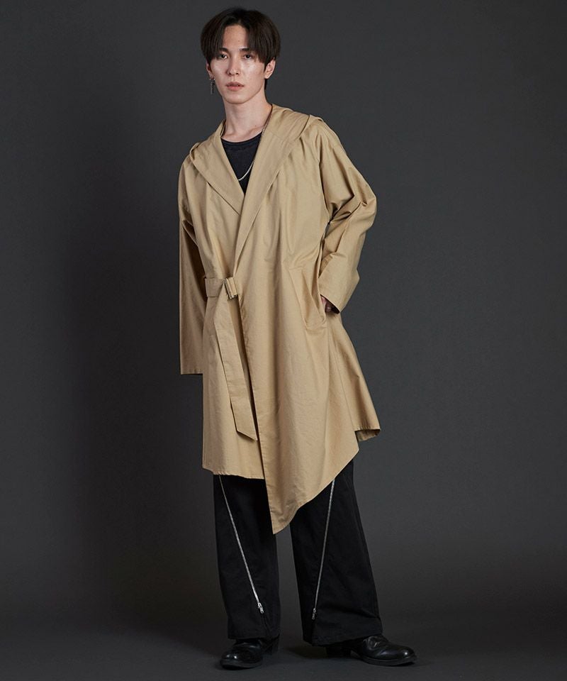 nowos ガウン 新品】 NOWOS / ノーウォス | Long gown ベルト付き コットン ロング