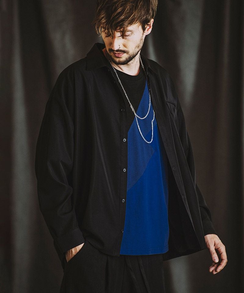 60%OFF【NO ID.(ノーアイディー)】ﾀﾌﾞﾎﾟｹｯﾄBIG-SH シャツ(855006-815S