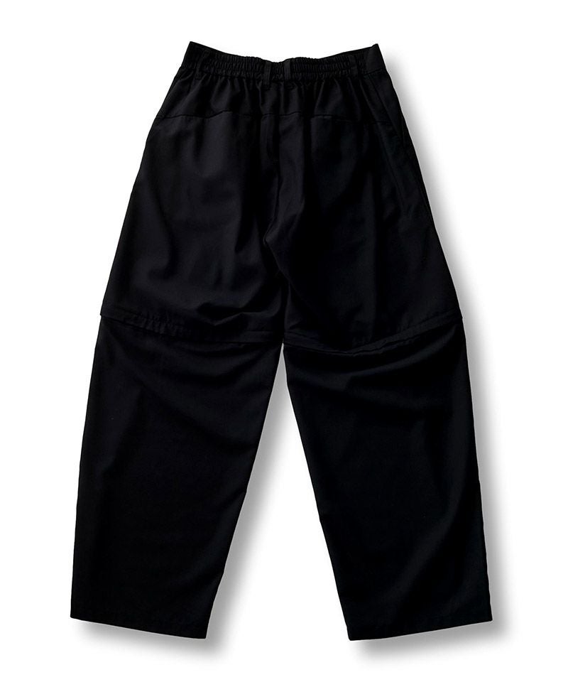 60%OFF【NO ID.(ノーアイディー)】ｾﾊﾟﾚｰﾄZIPﾜｲﾄﾞﾄﾗｳｻﾞｰｽﾞ パンツ