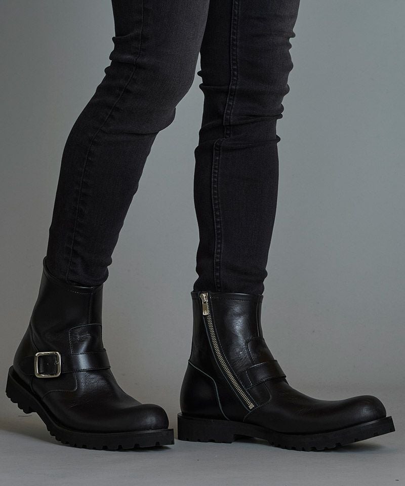 50%OFF【NO ID.(ノーアイディー)】ｻｲﾄﾞZIPｼｮｰﾄｴﾝｼﾞﾆｱﾌﾞｰﾂ(855208-820F