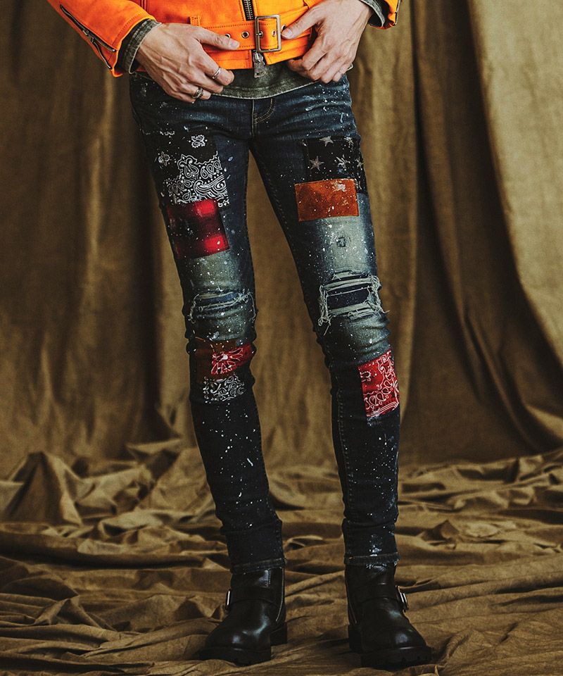 30%OFF【NO ID.(ノーアイディー)】NO ID.×OVERDESIGN ｱﾙﾃｨﾒｯﾄｽﾄﾚｯﾁﾃﾞﾆﾑ