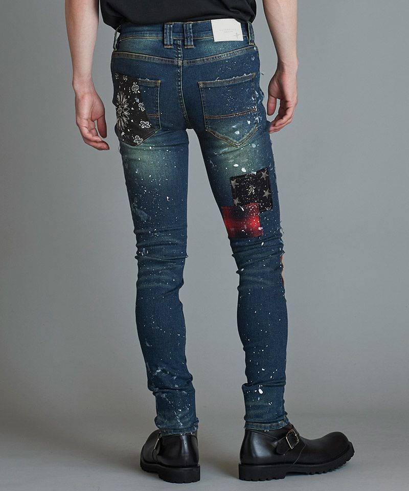 30%OFF【NO ID.(ノーアイディー)】NO ID.×OVERDESIGN ｱﾙﾃｨﾒｯﾄｽﾄﾚｯﾁﾃﾞﾆﾑ 