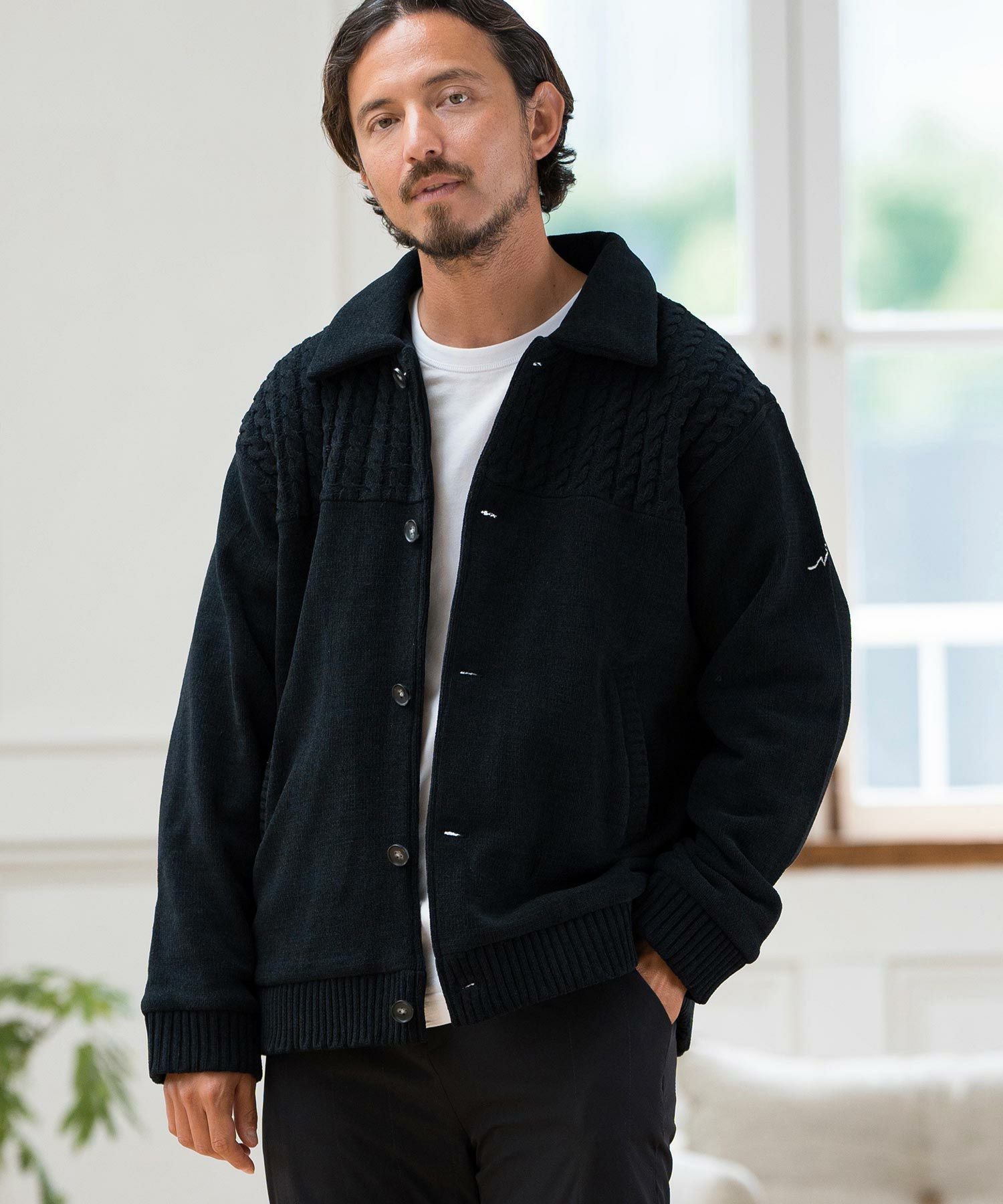 O and I 中綿ジャケット LOOSE STORM 切り替え フルジップ 中綿 ジャケット INSULATED JACKET
