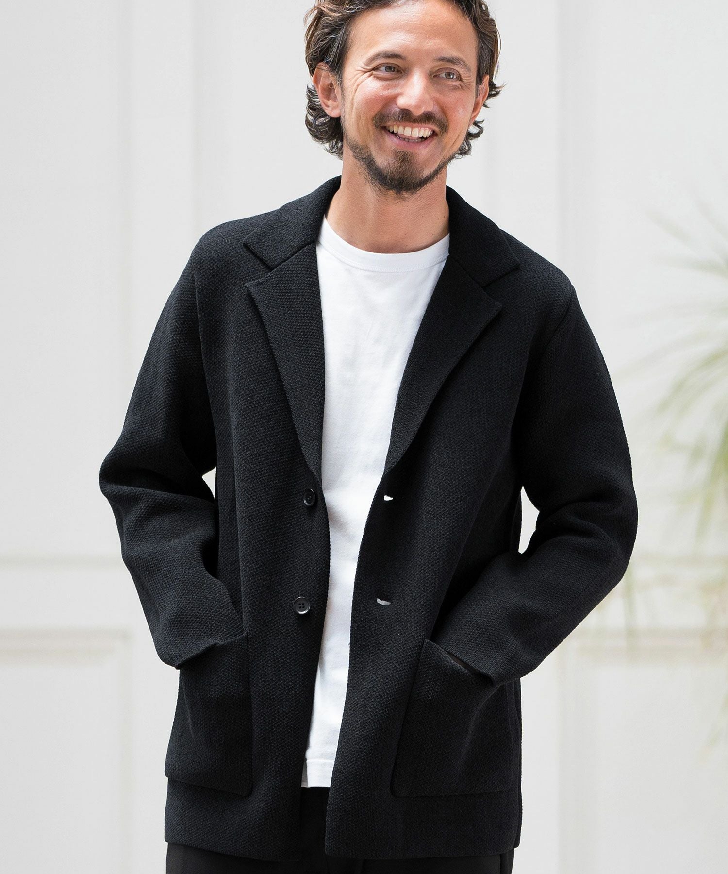 CALL&RESPONSE(コールアンドレスポンス)】ニットテーラードジャケット