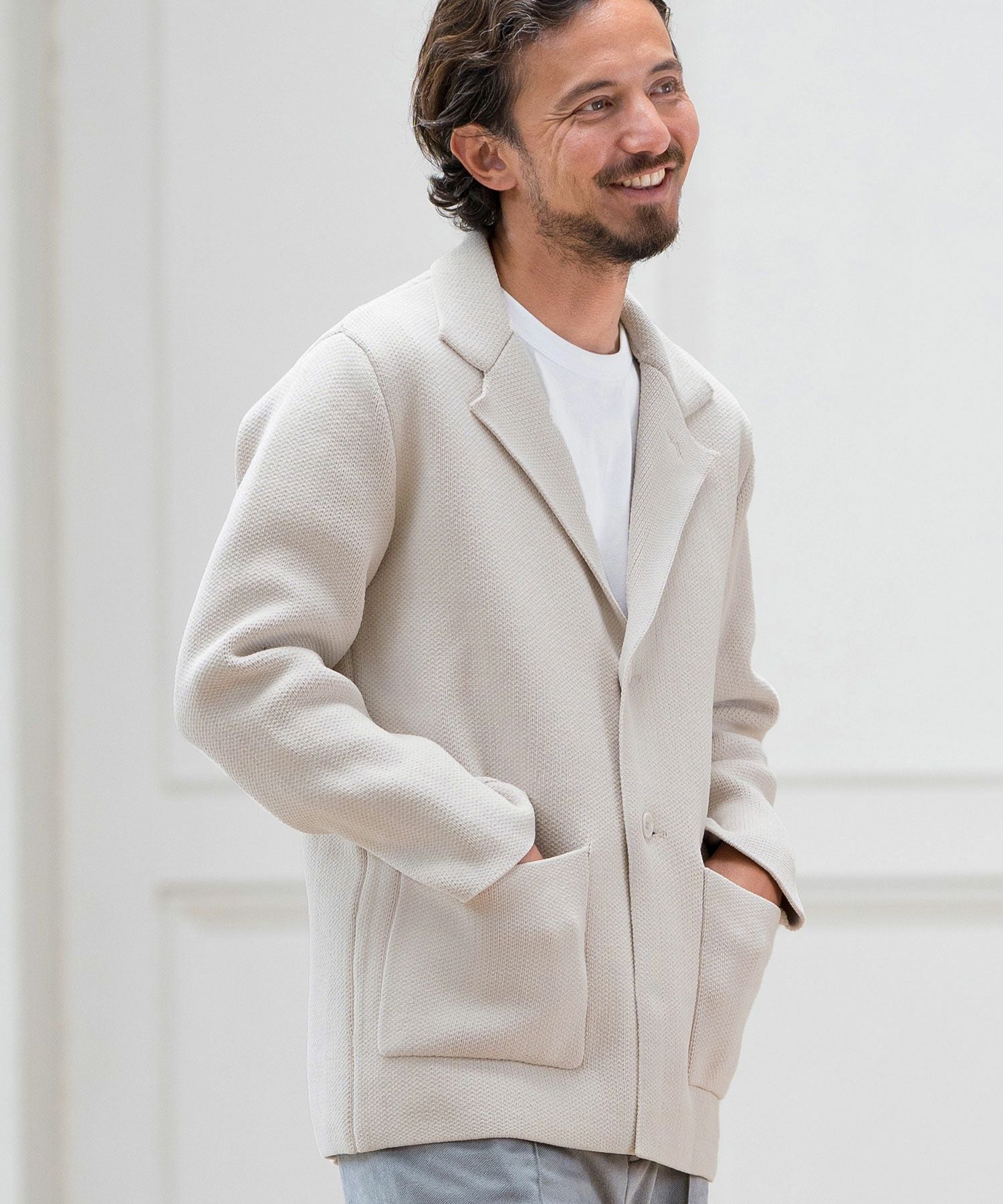 CALL&RESPONSE(コールアンドレスポンス)】ニットテーラードジャケット