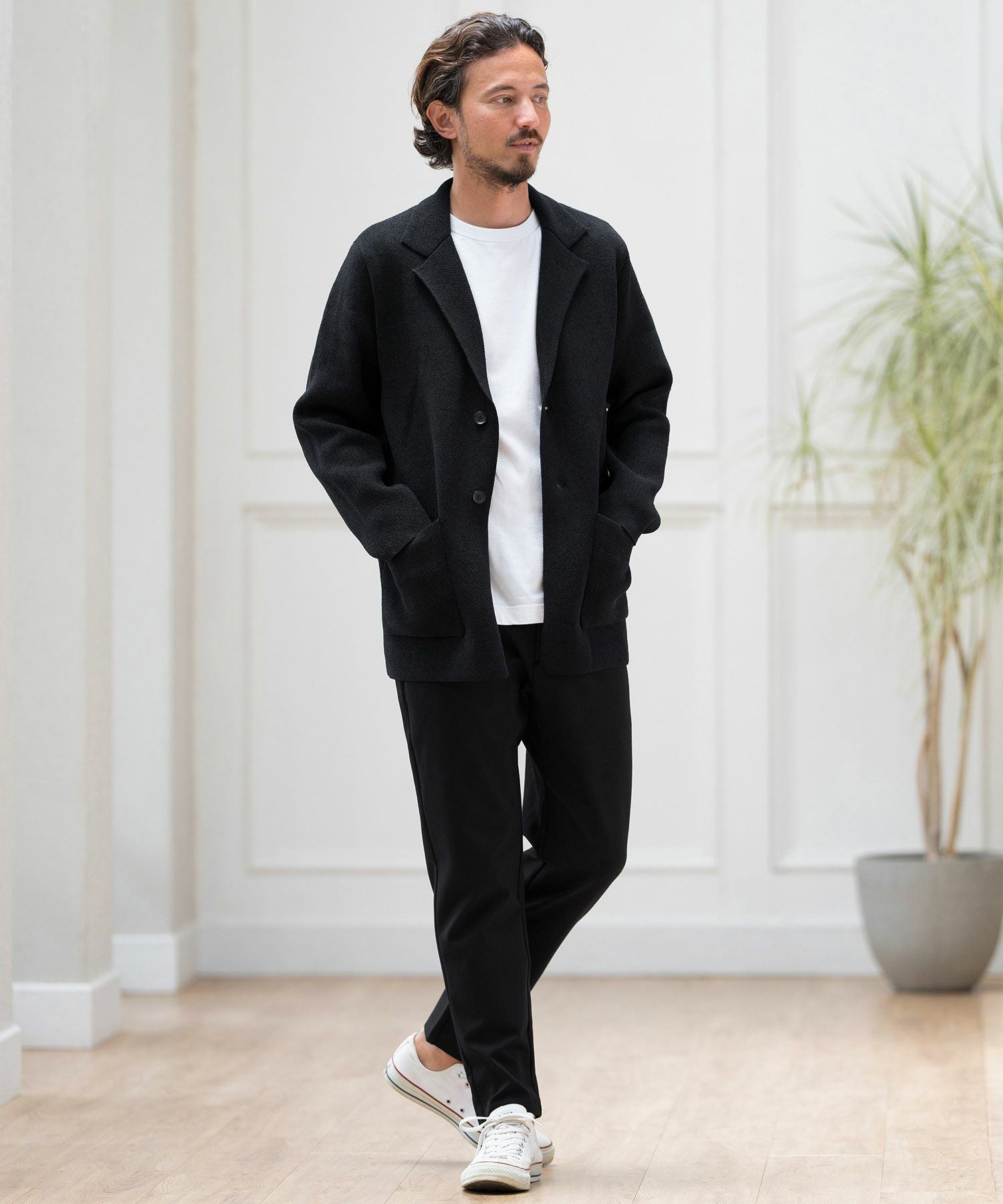 CALL&RESPONSE(コールアンドレスポンス)】ニットテーラードジャケット