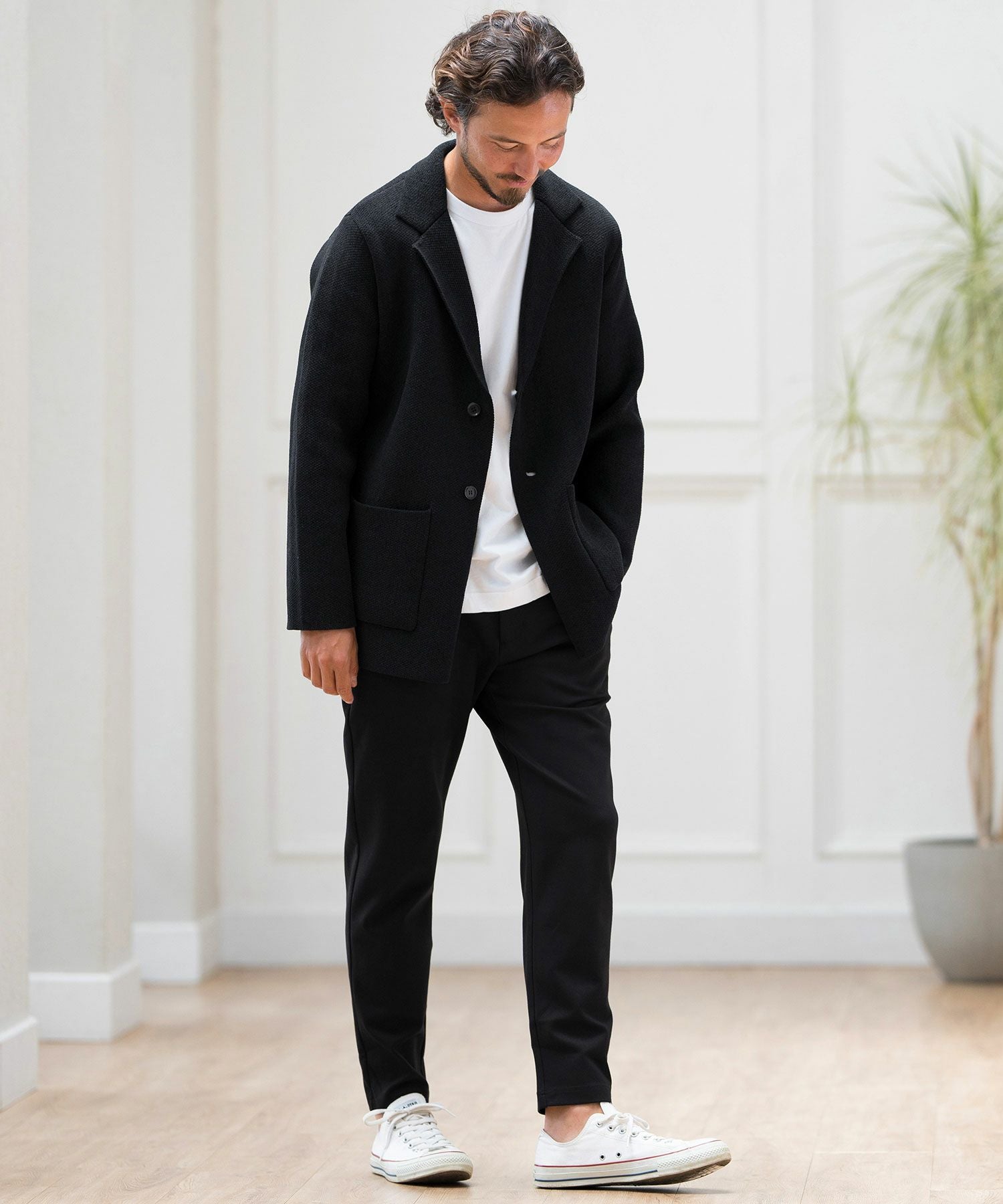 CALL&RESPONSE(コールアンドレスポンス)】ニットテーラードジャケット